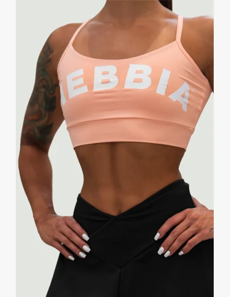 NEBBIA • NEBBIA Sportovní podprsenka GYM HERO oranžová • Nebshop.cz
