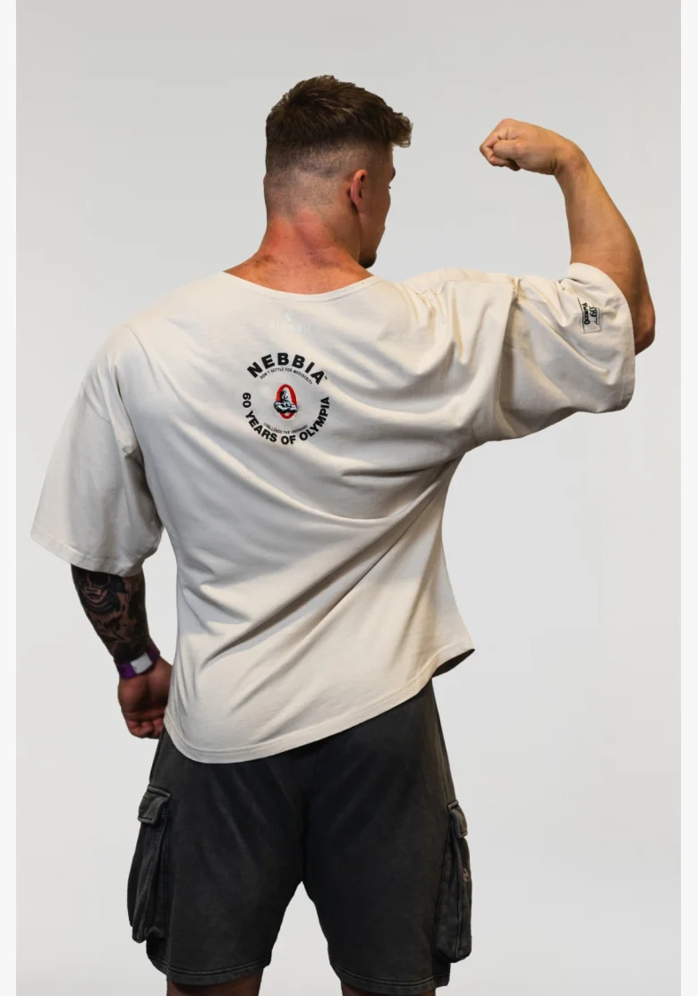 NEBBIA • NEBBIA Washed bavlnený rag top GOLDEN AGE šedé • Nebshop.cz