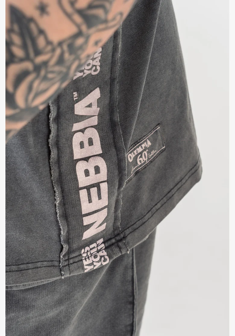 NEBBIA • NEBBIA Washed muscle back stringer GOLDEN AGE černé • Nebshop.cz