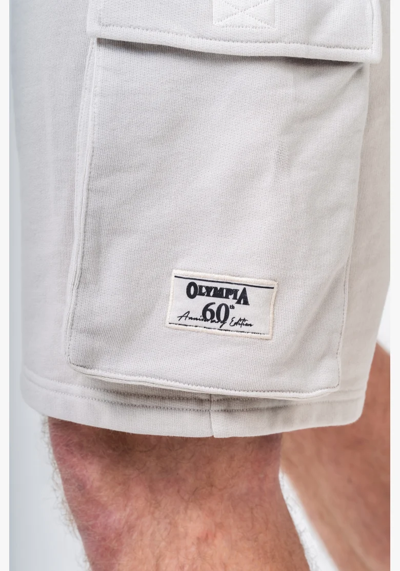 NEBBIA • NEBBIA Washed volné cargo šortky LEGACY šedé • Nebshop.cz