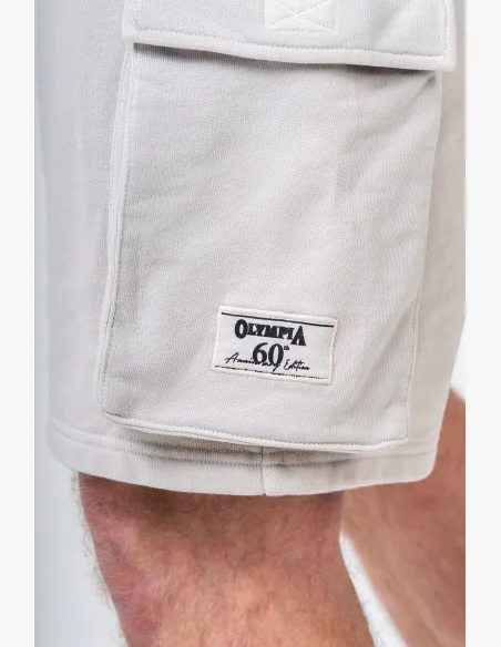 NEBBIA • NEBBIA Washed volné cargo šortky LEGACY šedé • Nebshop.cz