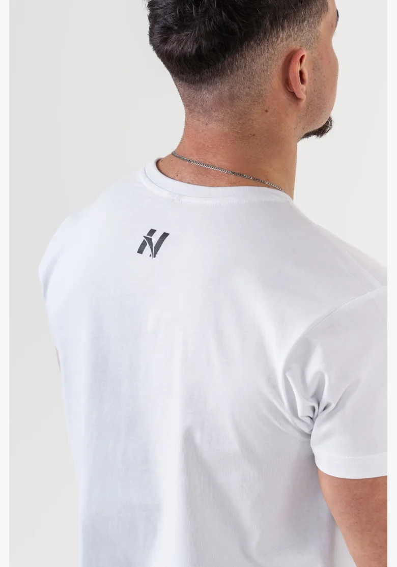NEBBIA • NEBBIA GYM ESSENTIALS tričko bílé • Nebshop.cz