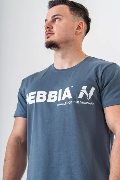 NEBBIA • NEBBIA GYM ESSENTIALS tričko šedé • Nebshop.cz 2