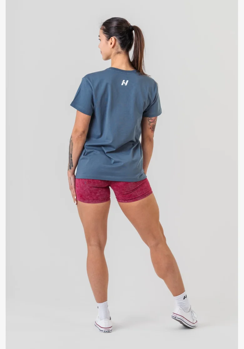 NEBBIA • NEBBIA GYM ESSENTIALS tričko šedé • Nebshop.cz