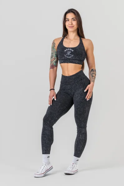 NEBBIA • NEBBIA Washed sportovní podprsenka se střední podporou GOLDEN AGE • Nebshop.cz