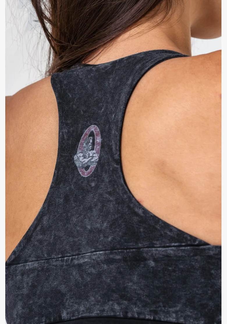 NEBBIA • NEBBIA Washed sportovní podprsenka se střední podporou GOLDEN AGE • Nebshop.cz