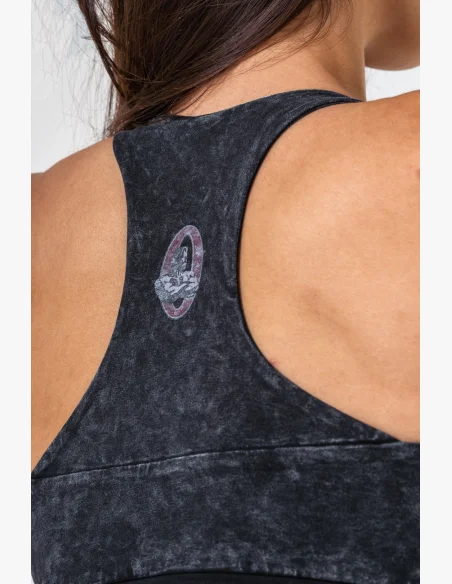 NEBBIA • NEBBIA Washed sportovní podprsenka se střední podporou GOLDEN AGE • Nebshop.cz