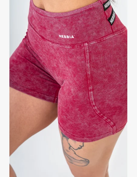 NEBBIA • NEBBIA Washed legínové šortky s vysokým pasem HERITAGE • Nebshop.cz
