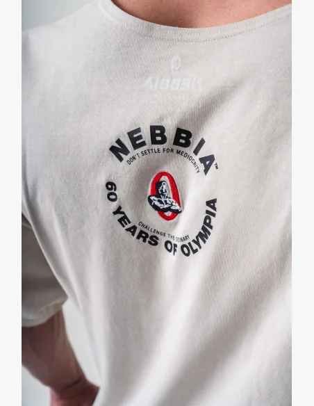 NEBBIA • NEBBIA Washed bavlnený rag top GOLDEN AGE šedé • Nebshop.cz