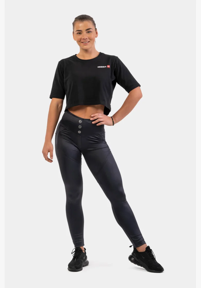 NEBBIA® • Glossy Look Bubble Butt legíny • NEBBIAshop.cz