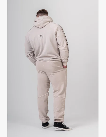 NEBBIA • NEBBIA Washed mikina s kapucí HERITAGE krémová • Nebshop.cz