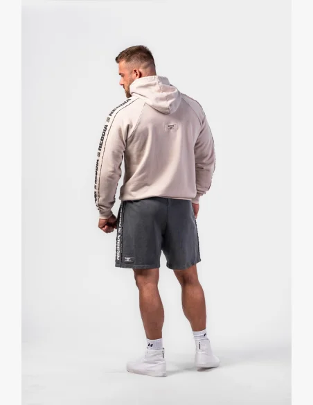 NEBBIA • NEBBIA Washed mikina s kapucí HERITAGE krémová • Nebshop.cz