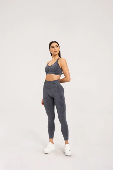 Gym Glamour Legíny seamless push up dark grey • Nebshop.cz 2