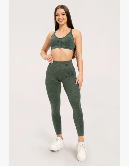 Gym Glamour Legíny seamless deep push up green • Nebshop.cz