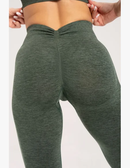Gym Glamour Legíny seamless deep push up green • Nebshop.cz
