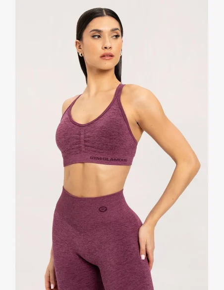 Gym Glamour Podprsenka seamless cherry • Nebshop.cz