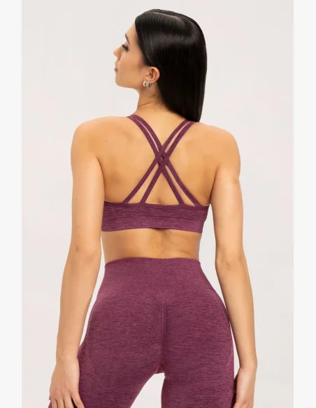 Gym Glamour Podprsenka seamless cherry • Nebshop.cz