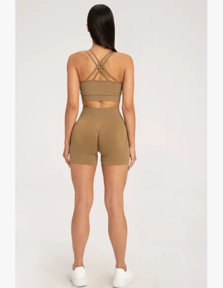 Gym Glamour Šortky push up 2.0 safari • Nebshop.cz