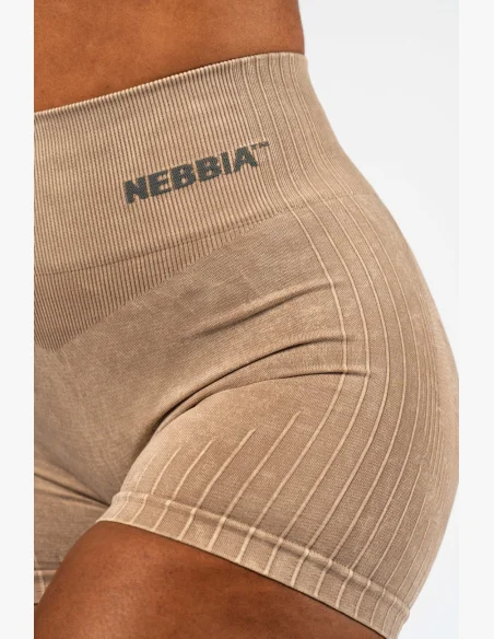 NEBBIA • NEBBIA Bezešvé push-up šortky s vysokým pasem TOTALLY SEAMLESS krémové • Nebshop.cz