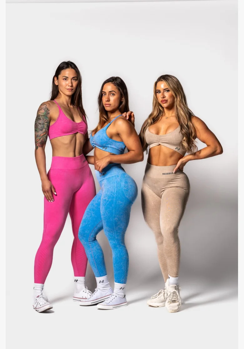 NEBBIA • NEBBIA Sportovní podprsenka se střední oporou  TOTALLY SEAMLESS růžová • Nebshop.cz