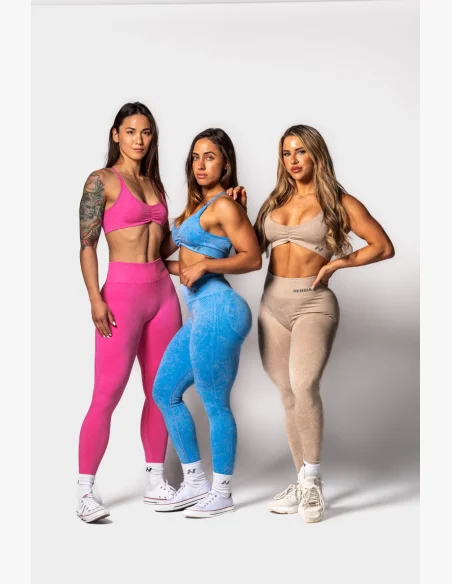 NEBBIA • NEBBIA Sportovní podprsenka se střední oporou  TOTALLY SEAMLESS růžová • Nebshop.cz