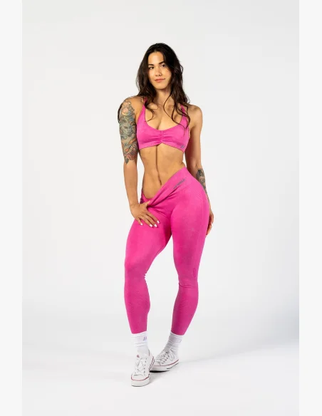 NEBBIA • NEBBIA Sportovní podprsenka se střední oporou  TOTALLY SEAMLESS růžová • Nebshop.cz