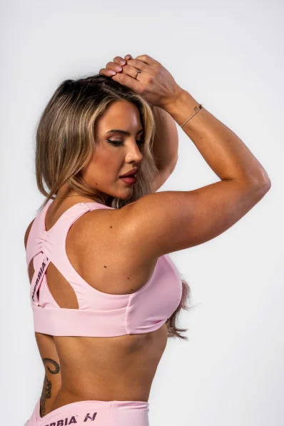 NEBBIA • NEBBIA Sportovní podprsenka STRONG BEAUTY růžová • Nebshop.cz 2