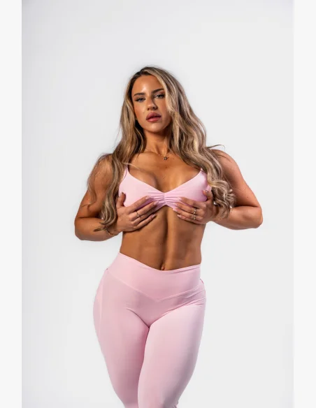 NEBBIA • NEBBIA Sportovní podprsenka STRONG BEAUTY růžová • Nebshop.cz