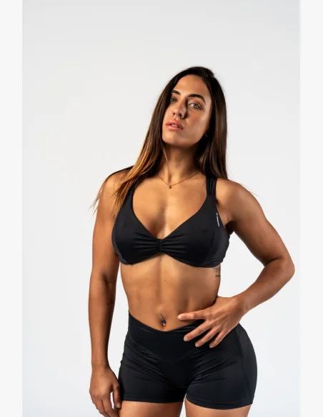 NEBBIA • NEBBIA Sportovní podprsenka STRONG BEAUTY čeerná • Nebshop.cz