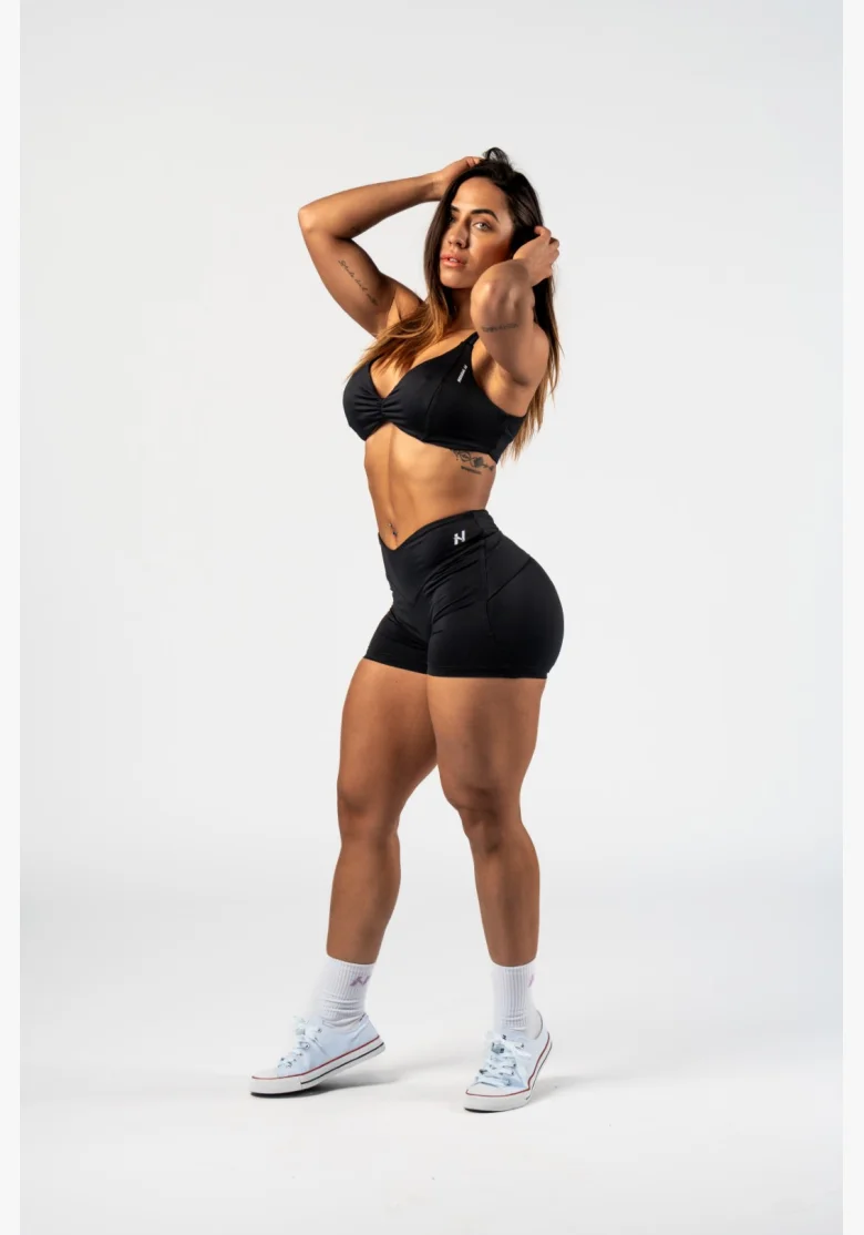 NEBBIA • NEBBIA Sportovní podprsenka STRONG BEAUTY čeerná • Nebshop.cz