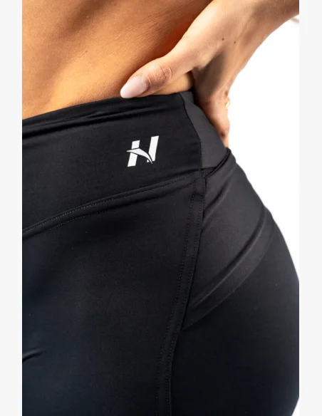 NEBBIA • NEBBIA Tvarující legíny s V-shaped pasem STRONG BEAUTY černé  • Nebshop.cz