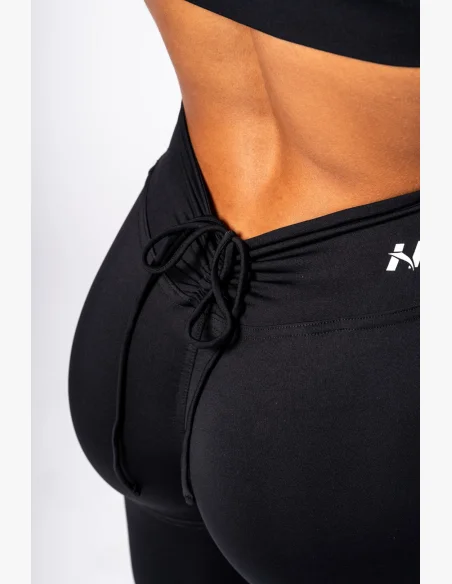 NEBBIA • NEBBIA Tvarující legíny se šněrováním STRONG BEAUTY černé • Nebshop.cz