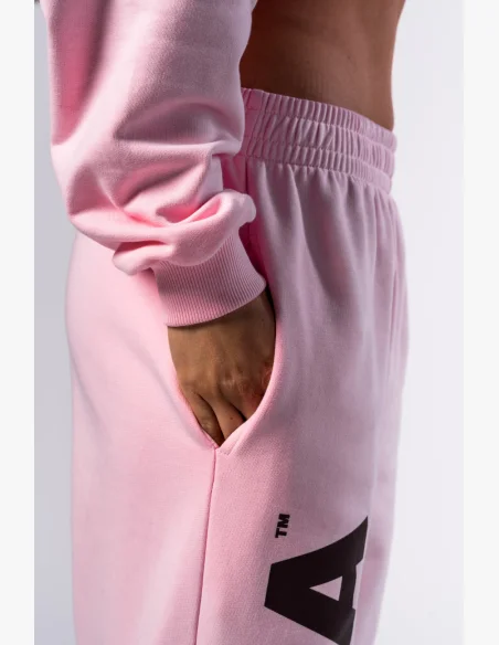 NEBBIA • NEBBIA Volné baggy tepláky BOYFRIEND STYLE růžové • Nebshop.cz