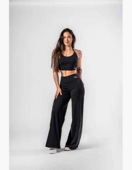 NEBBIA • NEBBIA Deni x NEBBIA Flared kalhoty s vysokým pasem • Nebshop.cz