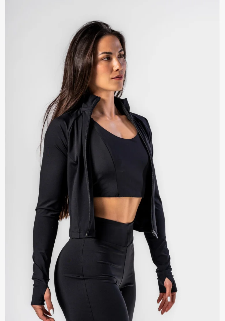 NEBBIA • NEBBIA Deni x NEBBIA Fitness tracktop na zip • Nebshop.cz