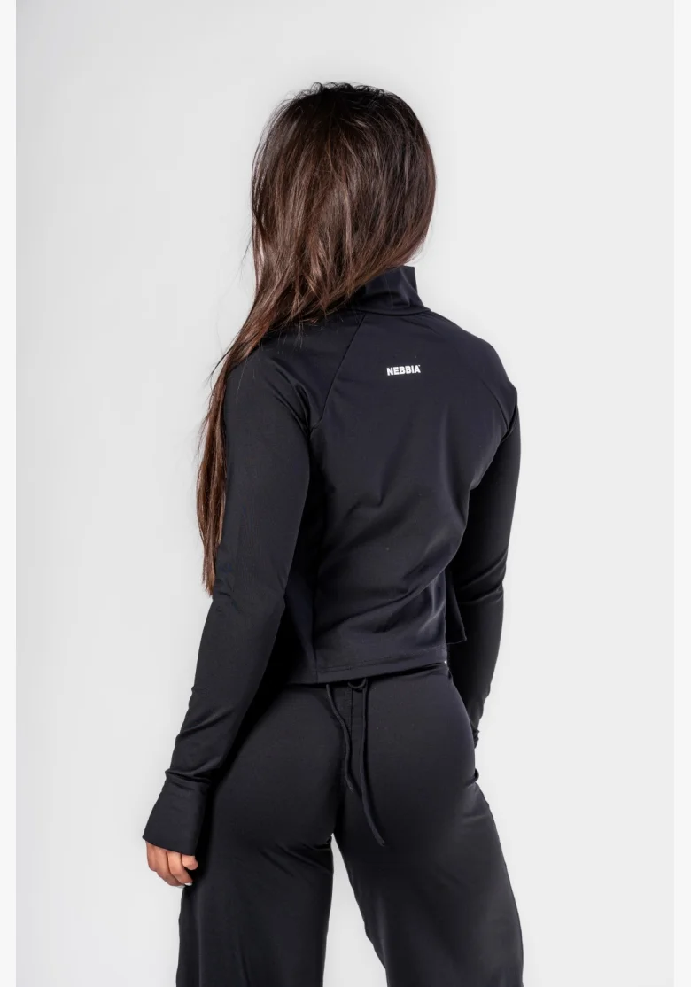 NEBBIA • NEBBIA Deni x NEBBIA Fitness tracktop na zip • Nebshop.cz
