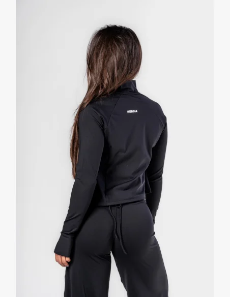 NEBBIA • NEBBIA Deni x NEBBIA Fitness tracktop na zip • Nebshop.cz