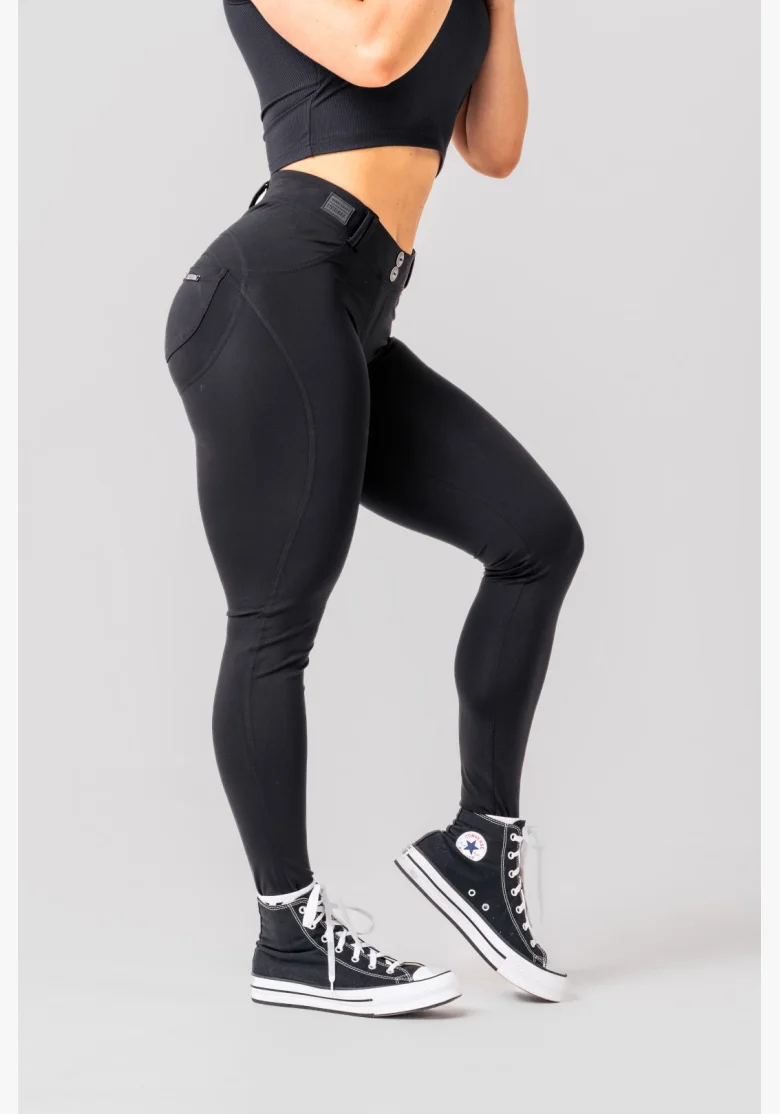 NEBBIA • NEBBIA Bubble Butt legíny 2.0 MAXIMUM PUSH-UP černé • Nebshop.cz
