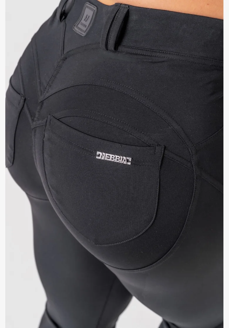 NEBBIA • NEBBIA Bubble Butt legíny 2.0 MAXIMUM PUSH-UP černé • Nebshop.cz