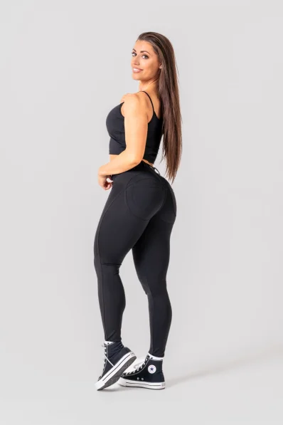 NEBBIA • NEBBIA Bubble Butt legíny 2.0 MAXIMUM PUSH-UP černé • Nebshop.cz
