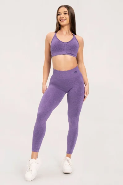 Gym Glamour Legíny seamless deep push up Violet • NebShop