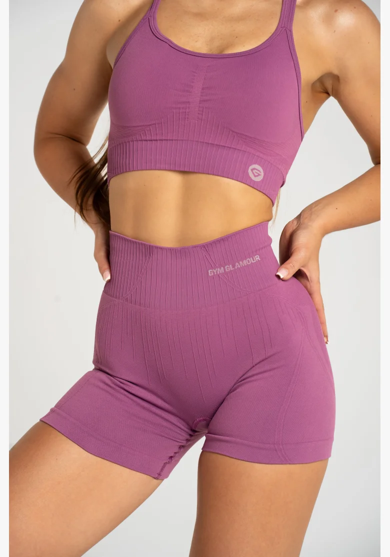 Gym Glamour Šortky push up 2.0 Merry Berry • NebShop