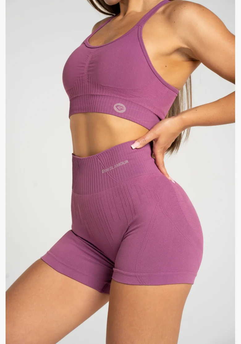 Gym Glamour Šortky push up 2.0 Merry Berry • NebShop