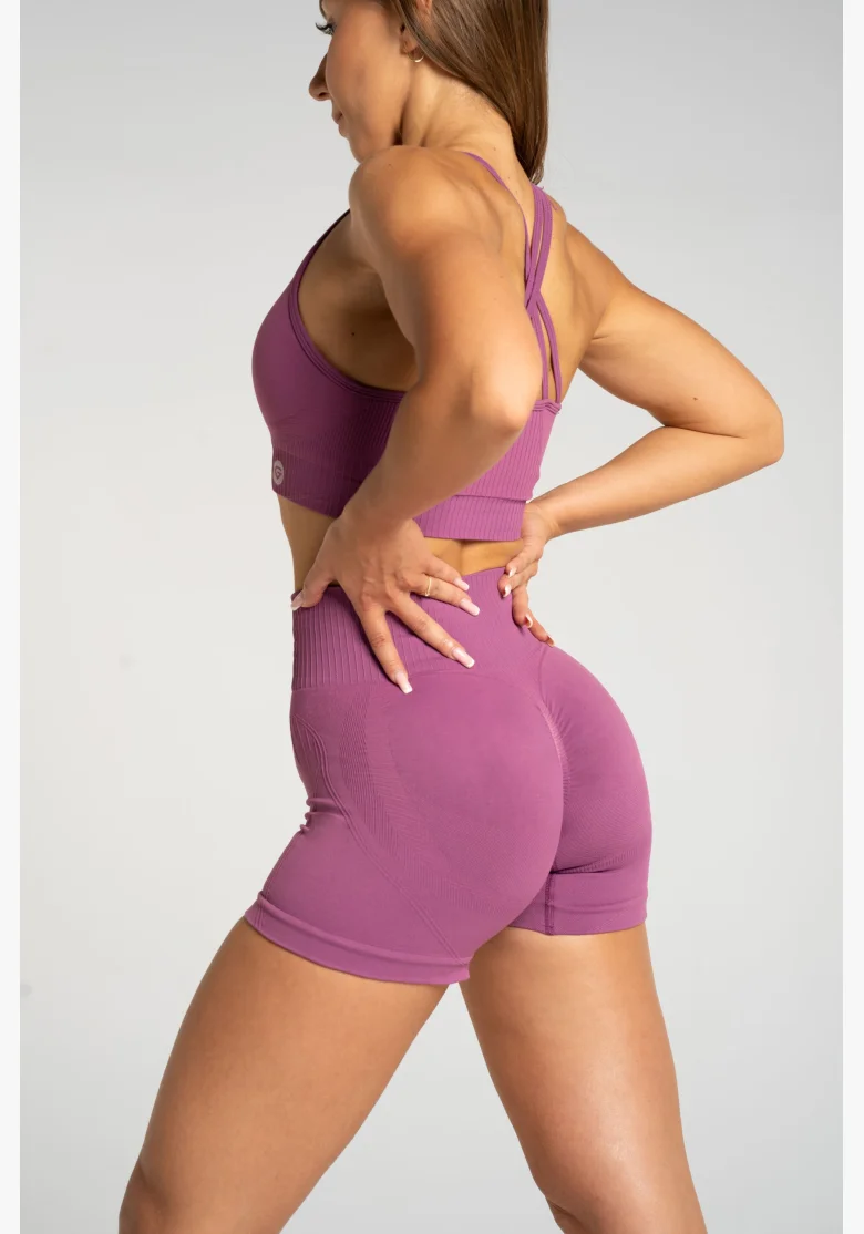 Gym Glamour Šortky push up 2.0 Merry Berry • NebShop