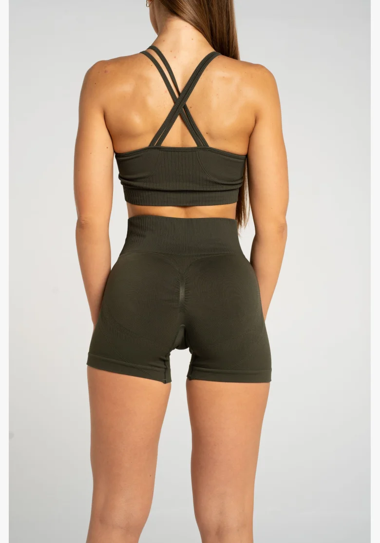 Gym Glamour Šortky push up 2.0 Soldier • NebShop