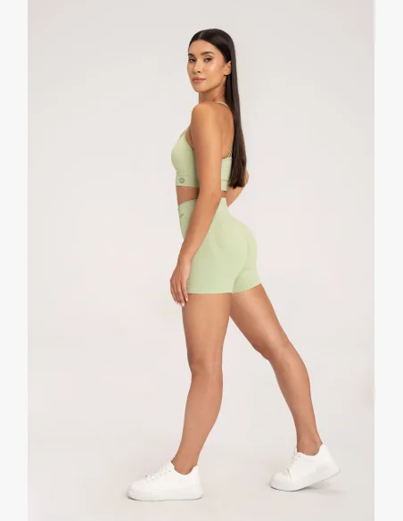 Gym Glamour Šortky push up 2.0 Pistachio • NebShop