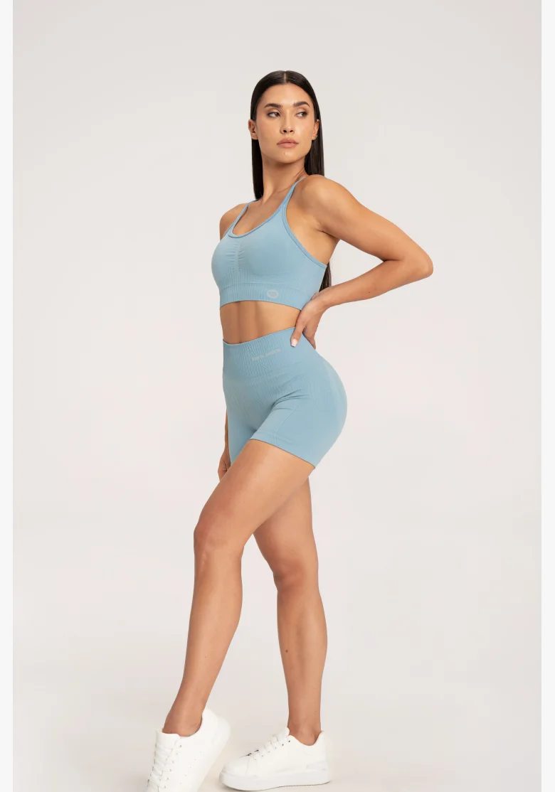 Gym Glamour Šortky push up 2.0 Blue Lagoon • NebShop