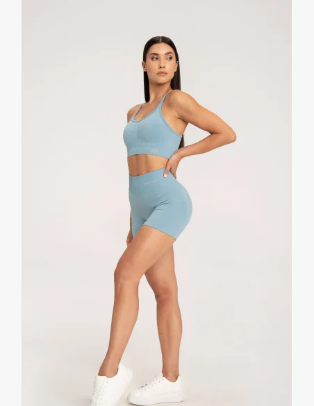 Gym Glamour Šortky push up 2.0 Blue Lagoon • NebShop