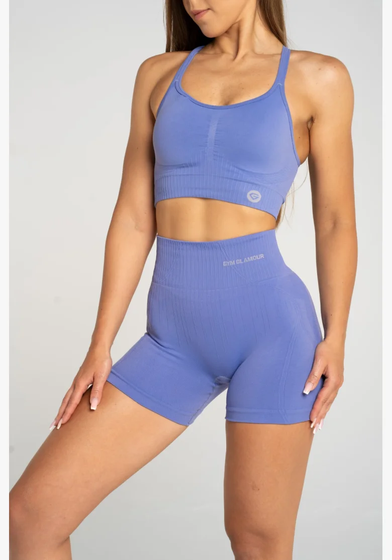 Gym Glamour Šortky push up 2.0 Lavender • NebShop