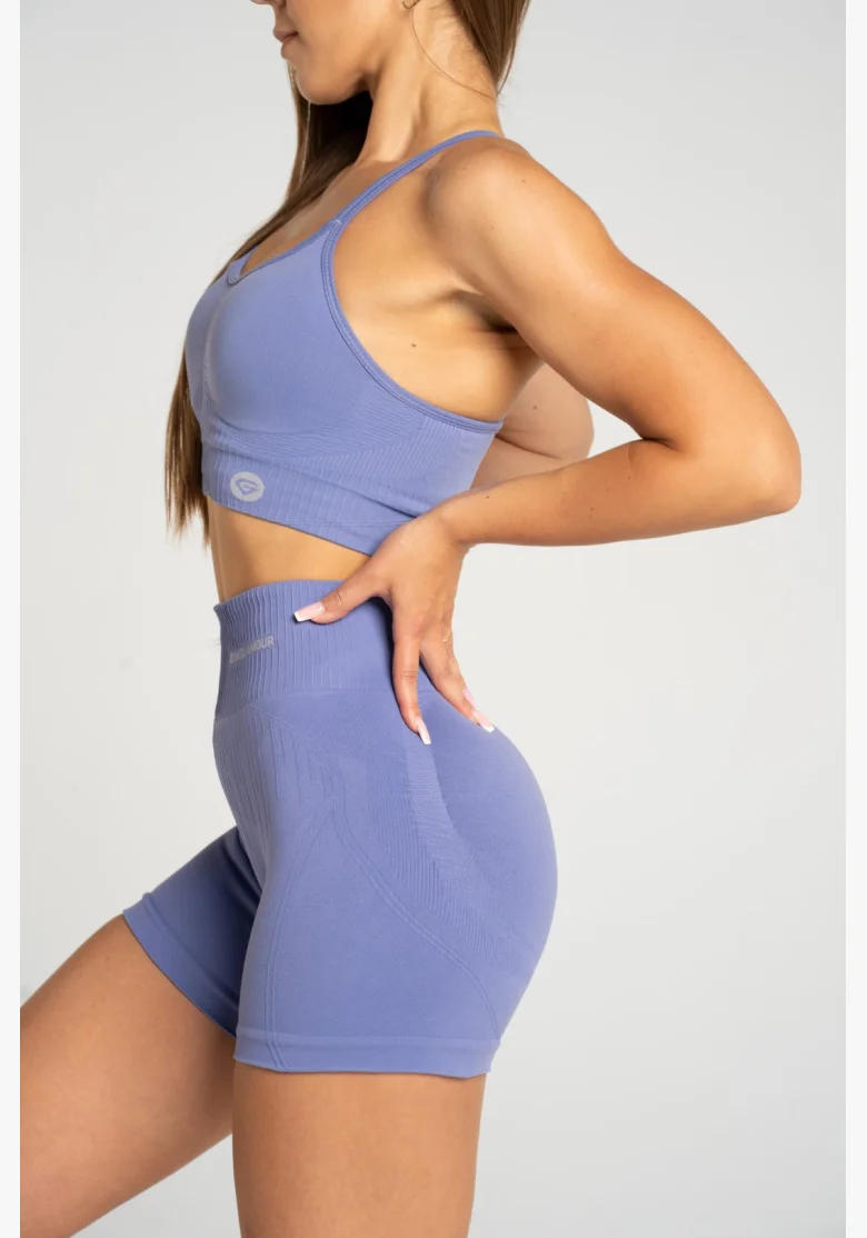 Gym Glamour Šortky push up 2.0 Lavender • NebShop